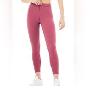 ALO Yoga NWT Ribbed High-Waist 7/8 Blissful Leggings